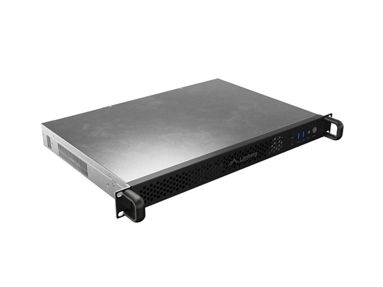Picture of Lanberg 19" Server Gehäuse Rackmount ITX 300/10  1U schwarz