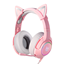 Attēls no Gaming headphones ONIKUMA K9 Pink RGB