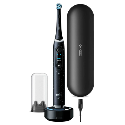 Picture of Oral-B | Electric Toothbrush | iO10 Series | Rechargeable | For adults | Number of brush heads included 1 | Number of teeth brushing modes 7 | Cosmic Black
