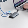 Picture of Orico Orico PW11-5P USB-C Hub Docking Station 1x USB-A 3.0 + 2x USB-A 2.0 + 1x USB-C PD + 1x HDMI - Gray