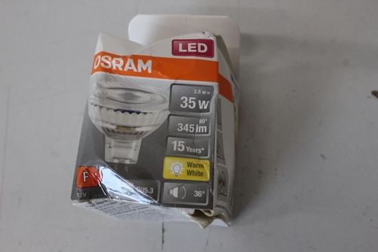 Picture of Osram SALE OUT. Parathom Reflector LED 12V MR16 35 non-dim 36° 3,8W/827 GU5.3 bulb | Parathom Reflector LED | GU5.3 | 3.8 W | Warm White | DAMAGED PACKAGING