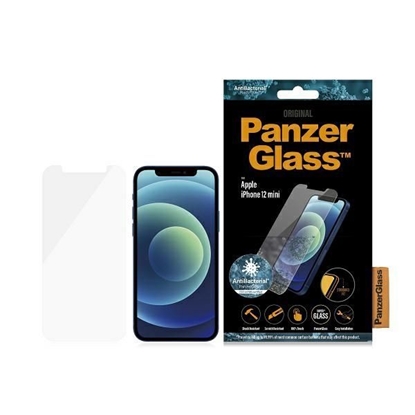 Изображение Panzer Glass Tempered glass PanzerGlass Standard Super+ antibacterial for iPhone 12 Mini
