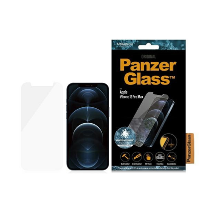 Изображение PanzerGlass | Apple | For iPhone 12 Pro Max | Glass | Transparent | Clear Screen Protector