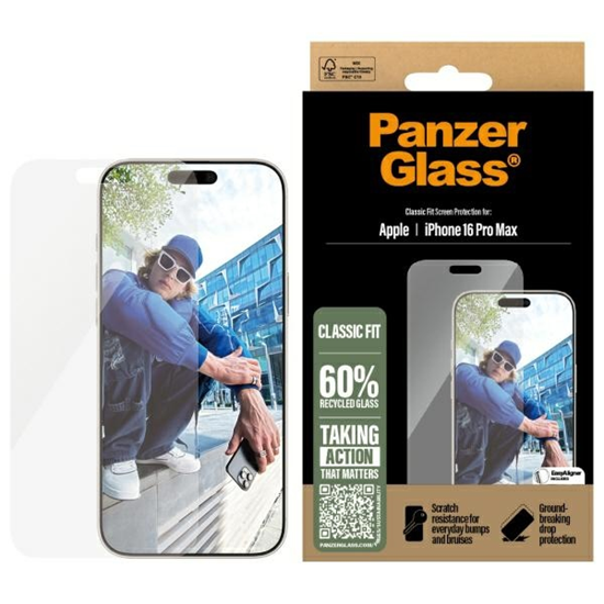 Picture of PanzerGlass 2876 Classic Fit Screen protector for Apple iPhone 16 Pro Max