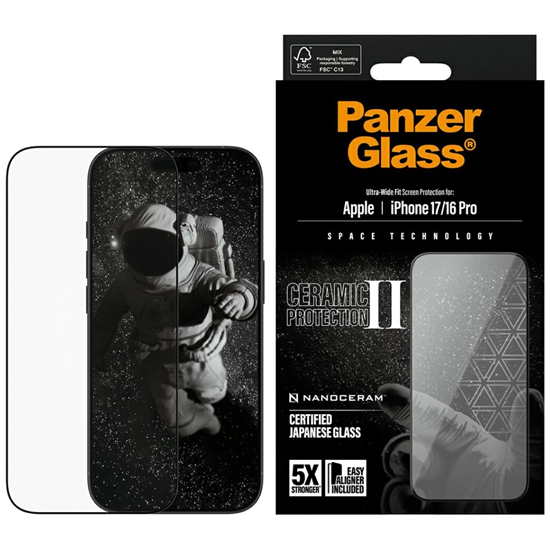 Picture of PanzerGlass Ceramic II Schutzglas iPhone 17/16 Pro UWF
