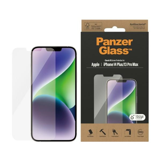 Picture of PanzerGlass Classic Fit tempered glass for iPhone 