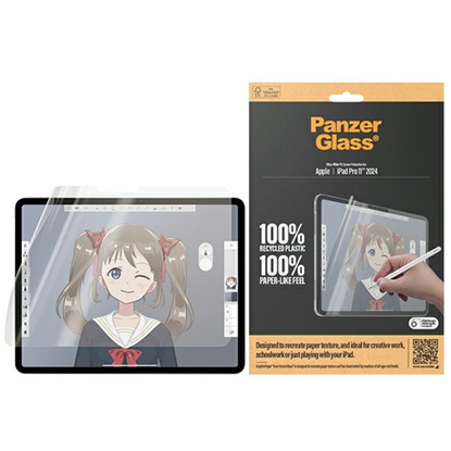 Attēls no PanzerGlass PanzerGlass GraphicPaper iPad Pro 2024 11" Anti Glare, Case Friendly, Ultra-wide Fit 2832