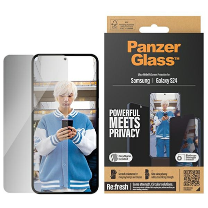 Изображение PanzerGlass Panzerglass Ultra-Wide Fit Sam S24 S921 Privacy Screen Protection Easy Aligner Included P7350