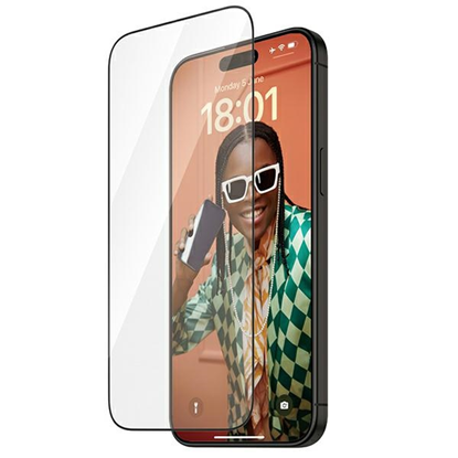 Picture of PanzerGlass  Re:fresh Screen Protector iPhone 15 Pro Max | Ultra-Wide Fit w. EasyAligner, Apple, Apple - iPhone 15 Pro Max, Dry application, Shock resistant, Transparent, 1 pc(s)