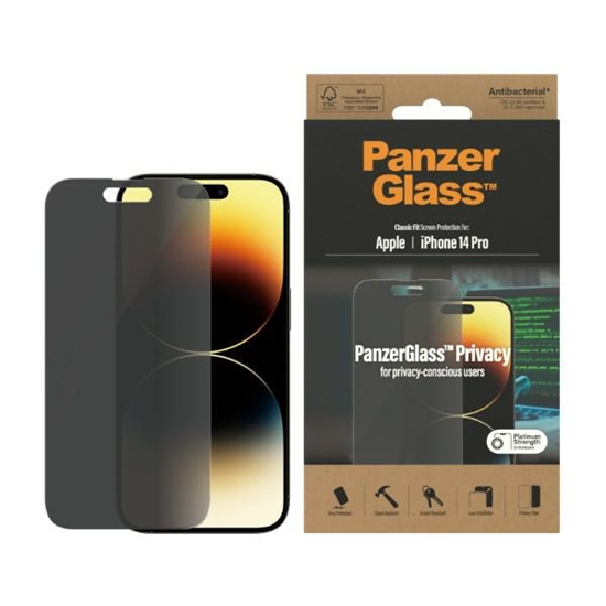 Picture of PanzerGlass Classic Fit iPhone 14 Pro 6,1" Privacy