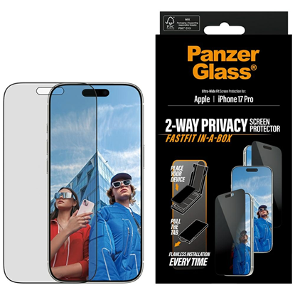 Picture of PanzerGlass Privacy BK Rahmen iP 17 Pro UWF Fastfit