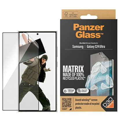 Изображение PanzerGlass Panzerglass Ultra-Wide Fit Sam S24 Ultra S928 D3O Matrix Screen Protection 7355 Z Aplikatorem