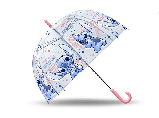 Picture of Parasolka przezroczysta, automatyczna, 19 cali, poliester Stitch