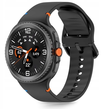 Изображение Pasek Tech-Protect Silicone Samsung Galaxy Watch 8 / Classic 40/44/46mm Black