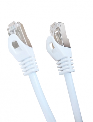 Attēls no Patch cord Kat.6A S/FTP LSZH 1.5m biały 