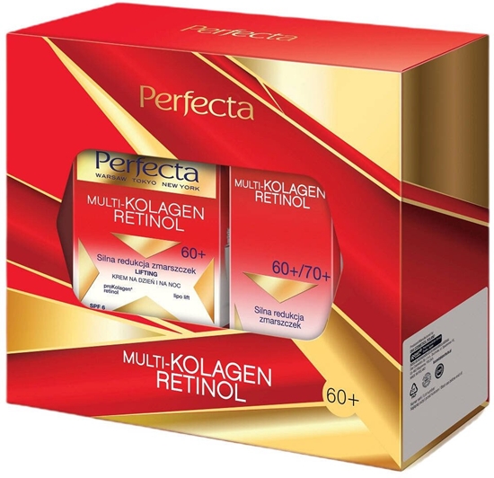 Picture of PERFECTA Zestaw prezentowy Multikolagen Retinol 60+ (Krem do twarzy 50 ml + Krem pod oczy 15 ml)