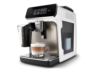Attēls no Philips Coffee maker | EP2333/40 | Pump pressure 15 bar | Built-in milk frother | Fully Automatic | 1500 W | White