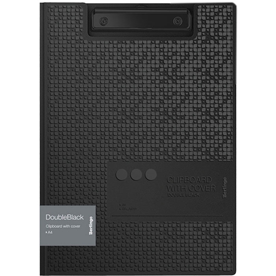 Picture of Planšete ar vāku A4, UV laka, Berlingo Double Black