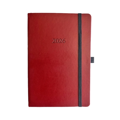 Attēls no Plānotājs BALTIC WEEK, 2026, PU, A5, bordo krāsā (Baltic)