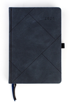 Изображение Plānotājs FASHION SPECIAL EDITION 2026, PU, A5, diena, tumši pelēka krāsa (Latviešu valodā)