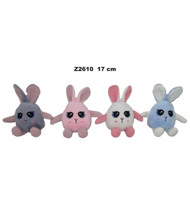 Attēls no Plīša zaķis 17 cm (Z2610) dažādas 168658