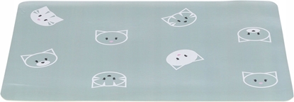 Picture of Podkadka pod miski, Mimi, dla kota, plastik, szawiowa, 44 x 28 cm