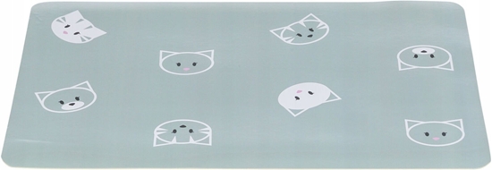 Picture of Podkadka pod miski, Mimi, dla kota, plastik, szawiowa, 44 x 28 cm