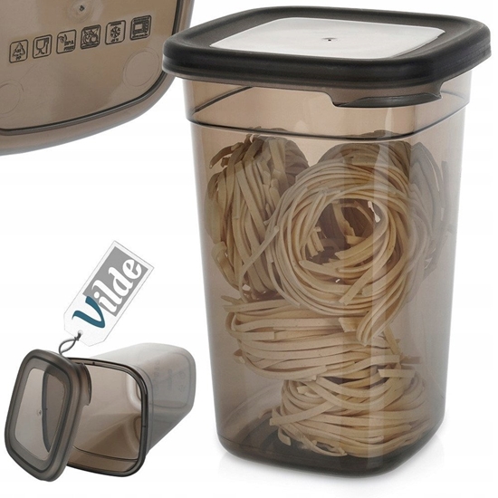 Picture of Pojemnik na produkty sypkie z pokrywk 1 l