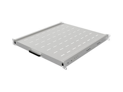 Picture of Półka wysuwana do szaf rack 19 cali 500mm szara 