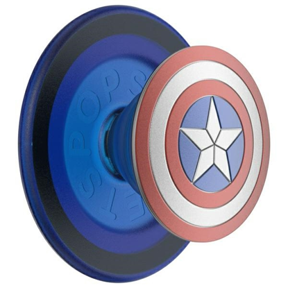 Picture of Popsockets 2 Captain America 113159 Phone Holder and Stand - MagSafe