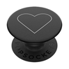 Изображение Popsockets 2 White Heart Black 800667 uchwyt i pod