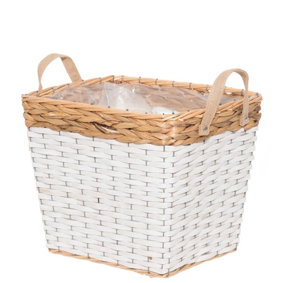 Picture of Puķu grozs 4Living Sonya 22x17x18cm balts