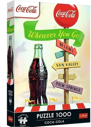 Picture of Puzzle 1000 Coca-Cola:Gdziekolwiek zmierzasz TREFL