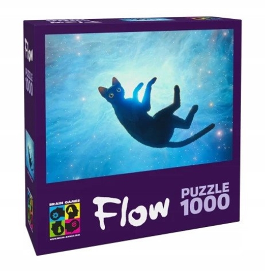 Picture of Puzzle 1000 elementó Flow Czarny kot