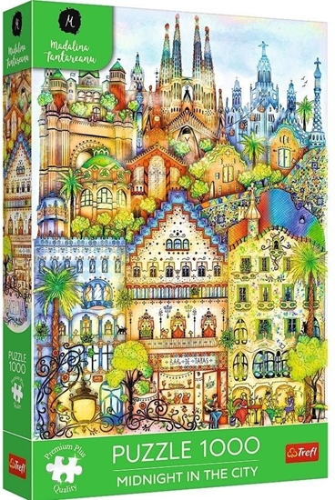 Picture of Puzzle 1000 O pónocy w Barcelonie TREFL