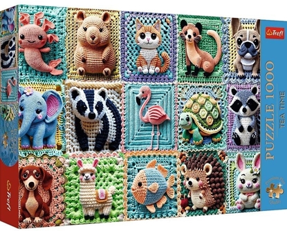 Picture of Trefl Puzzle Premium Plus Quality Tea Time: Szydekowe zwierztka 1000 elementów