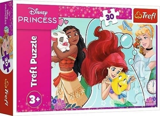 Изображение Trefl Puzzle Disney Pikne i odwane 30 elementów (18323)