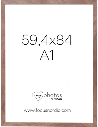 Picture of Ramka Focus Focus Soul Walnut veneer 59,4x84 (A1)