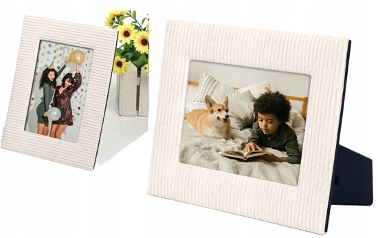 Picture of Ramka Stojca Do Zdj Na Zdjcie 10x15 Cm Ecru Pion Poziom Loveinstant / Beowy