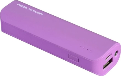Picture of Realpower Powerbank PB-2600         lila            2.600mAh
