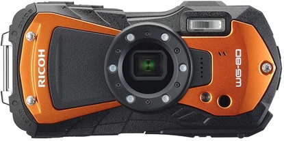 Picture of Ricoh WG-80 1/2.3" Compact camera 16 MP CMOS 4608 x 3456 pixels Black, Orange