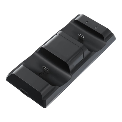 Изображение Riff P201 PS5 kontrolieru uzlādes statīvs dok-stacija Black