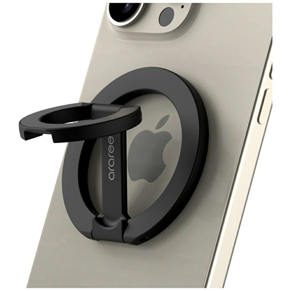 Изображение Ring stand Araree A-Ring MagSafe GripTok black