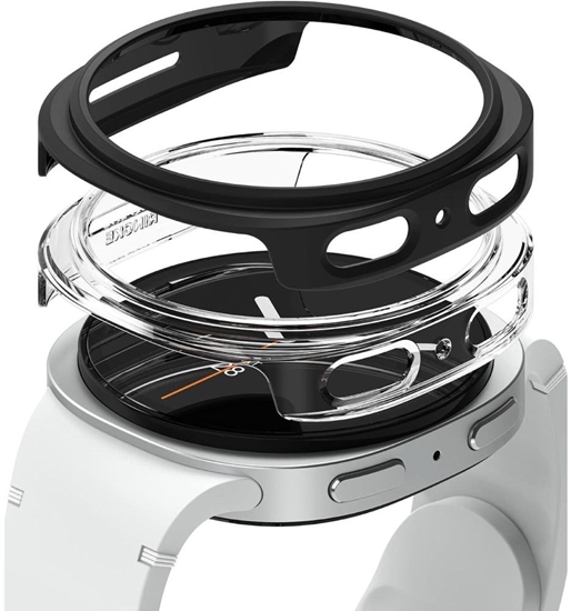 Picture of RINGKE SLIM 2-PACK GALAXY WATCH 8 (44 MM) CLEAR & MATTE BLACK