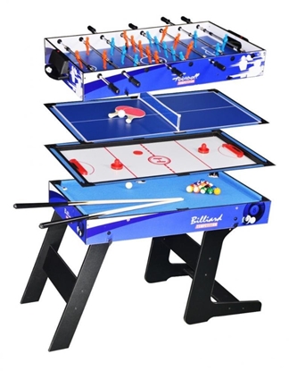 Picture of RoGer 4in1 Folding table for games Billiards / Air hockey / Football / Table tennis
