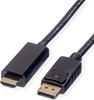 Изображение Roline DisplayPort Cable, DP - UHDTV, M/M, black, 2 m