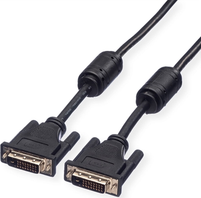 Изображение Roline DVI Cable, DVI (24+1), Dual Link, M/M, 5 m