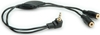 Picture of Roline Y Audio Cable with 3.5 mm Stereo Plug (2x speaker lines), Volume Control