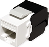 Picture of Roline Keystone Jack, Cat.6A (Class EA), RJ-45, UTP, tool-free, white