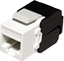 Picture of Roline Keystone Jack, Cat.6A (Class EA), RJ-45, UTP, tool-free, white